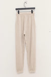 BASERANGE Loose-fitting sports casual pants Made in Portugal BAS-FSP-CH-WI22-MIHUI Beige-grey Cotton and linen FSP